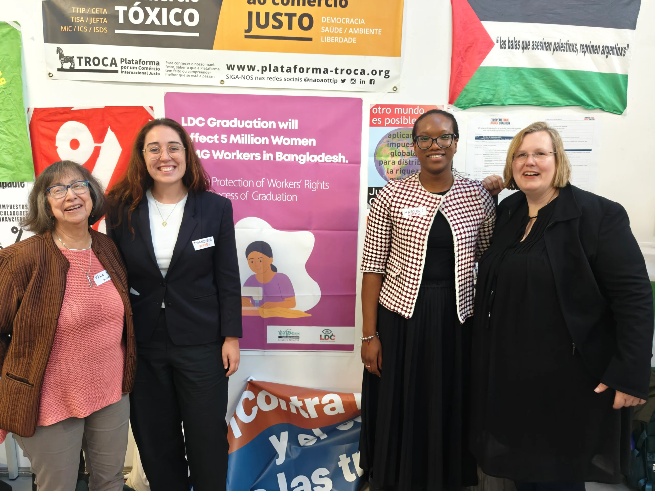 WIDE+ representatives at 25th anniversary conference of the European Trade Justice Coalition (ETJC)